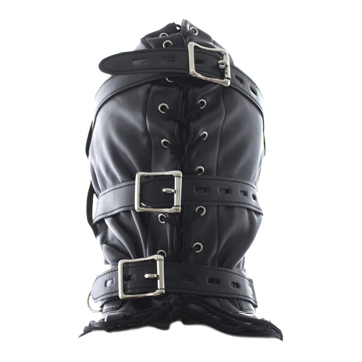 Bondage masker met gag penis