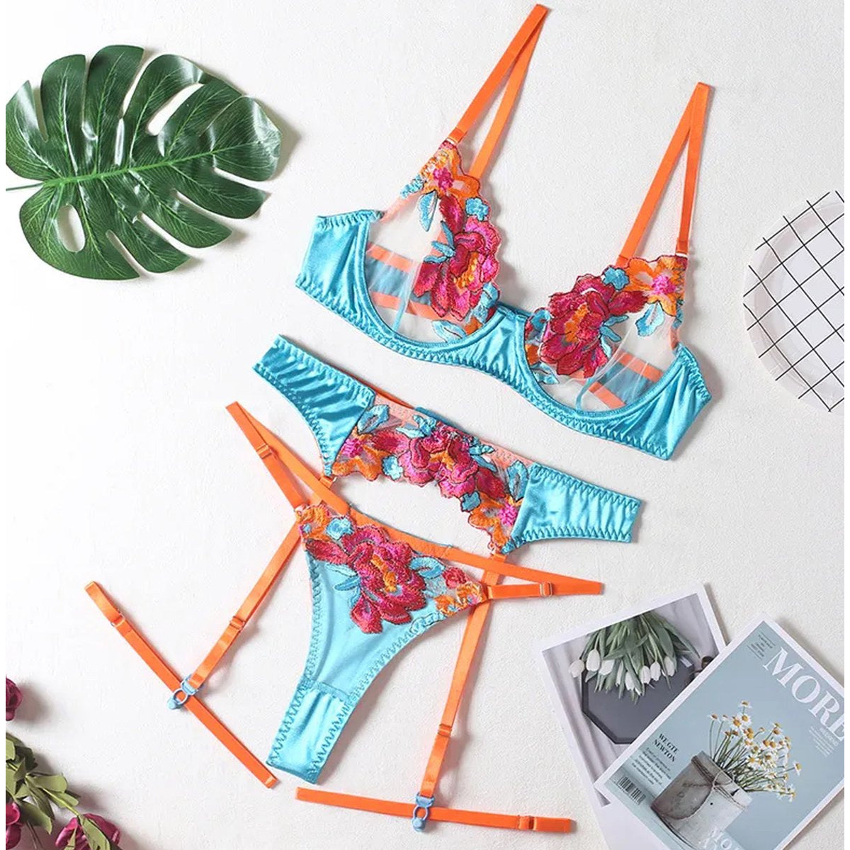 Elegantie Lingerieset 3-delig