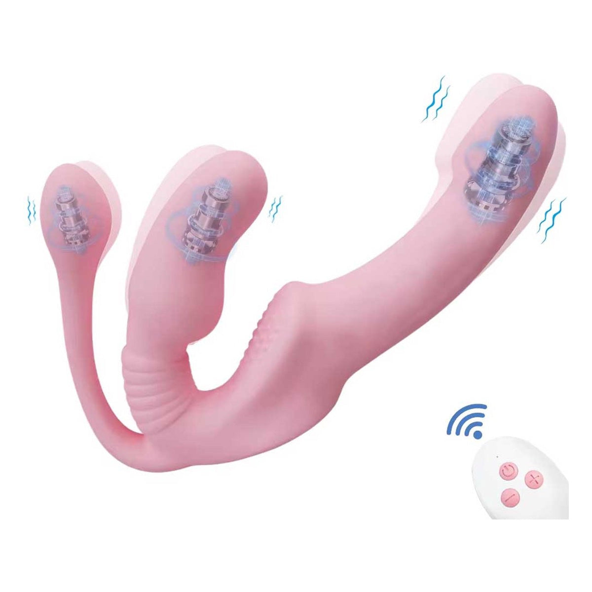 3 in 1 Strap-on Vibrator