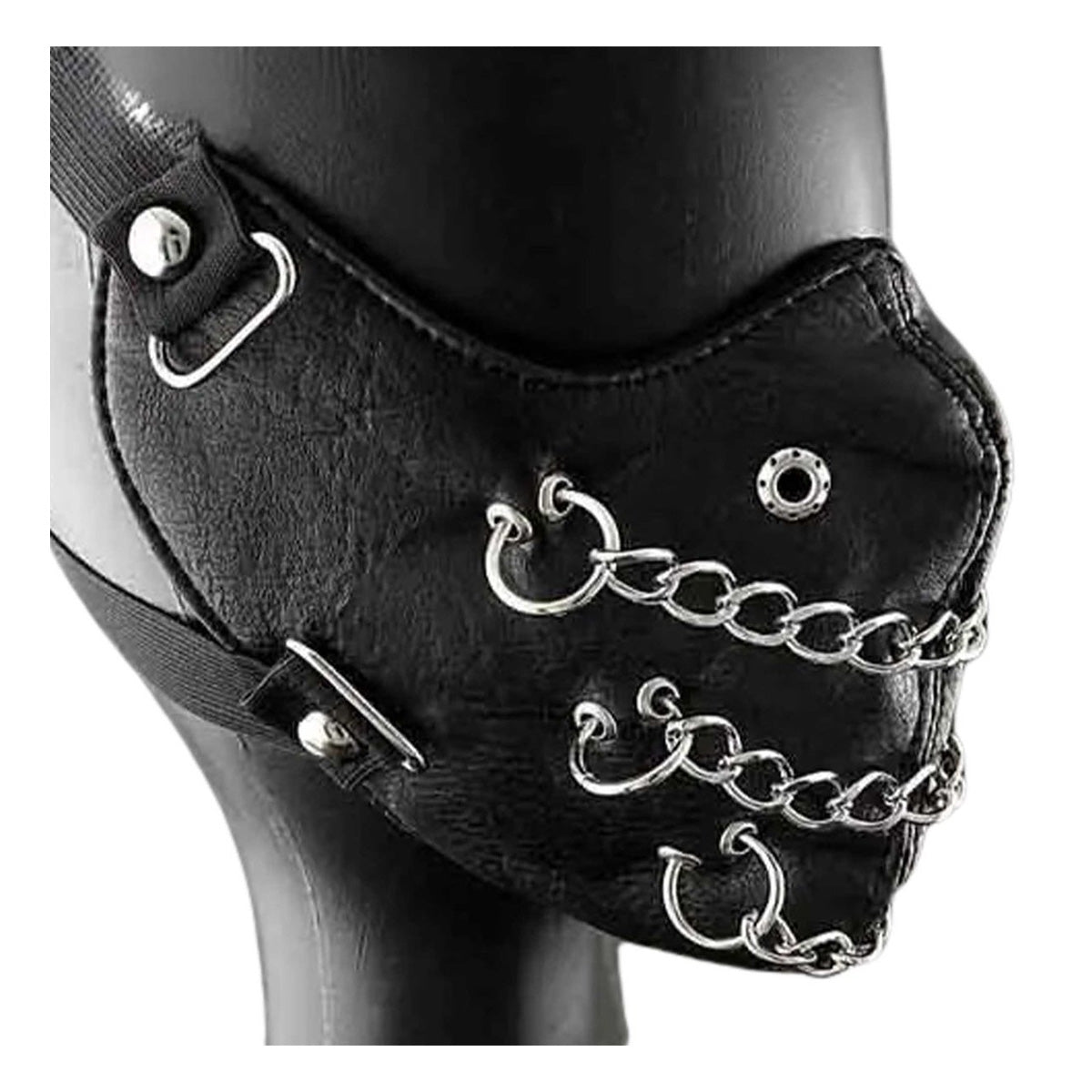 Gezichtsmasker BDSM Ketting