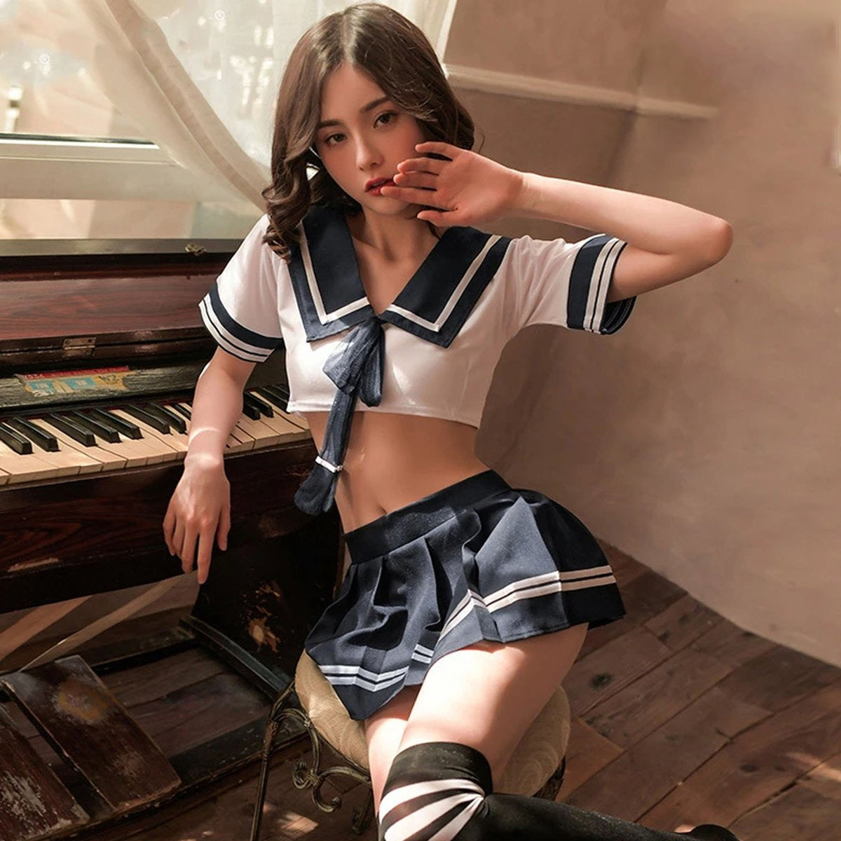 Rollenspel Outfit Schoolmeisje