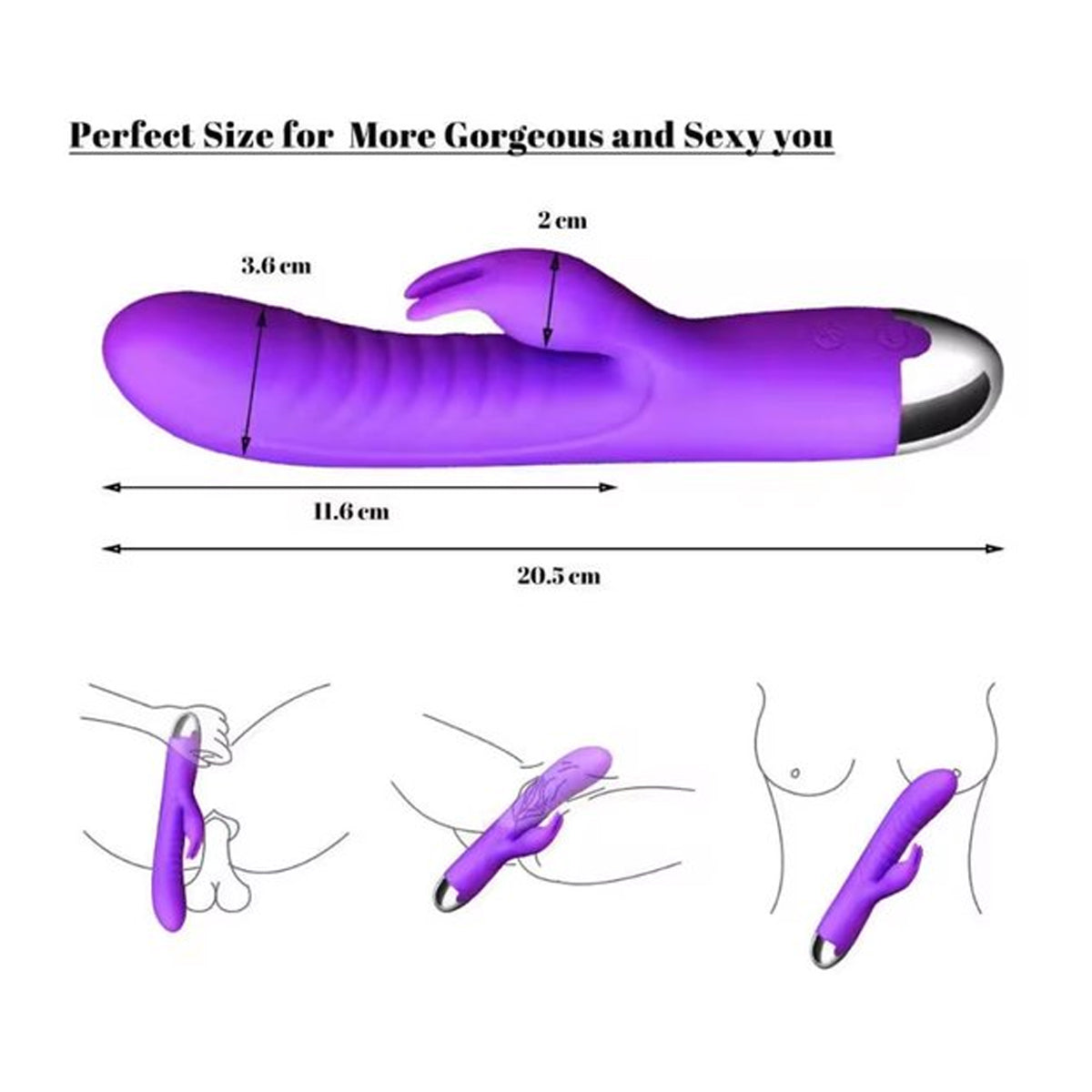 Clitoris en G-spot vibrator