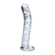 Transparante glazen dildo