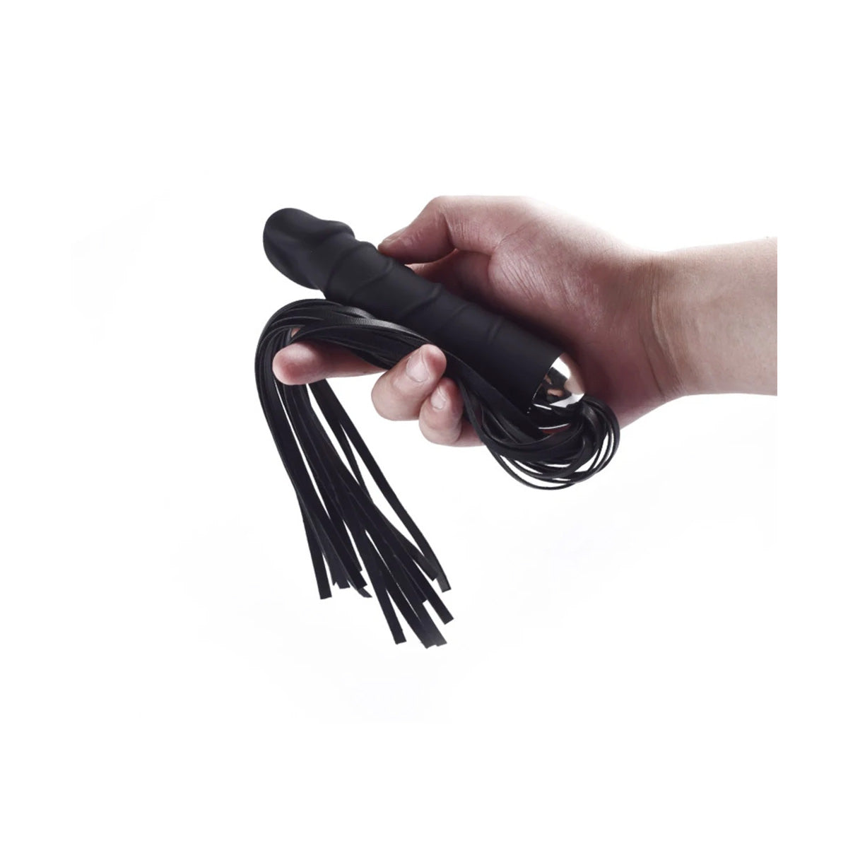 Dildo-vibrator + Zweep (2 in 1)