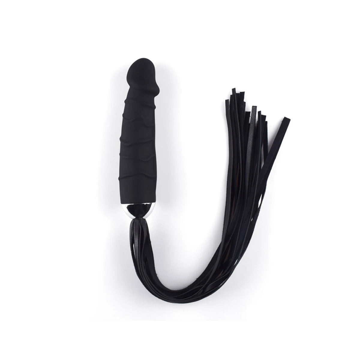 Dildo-vibrator + Zweep (2 in 1)