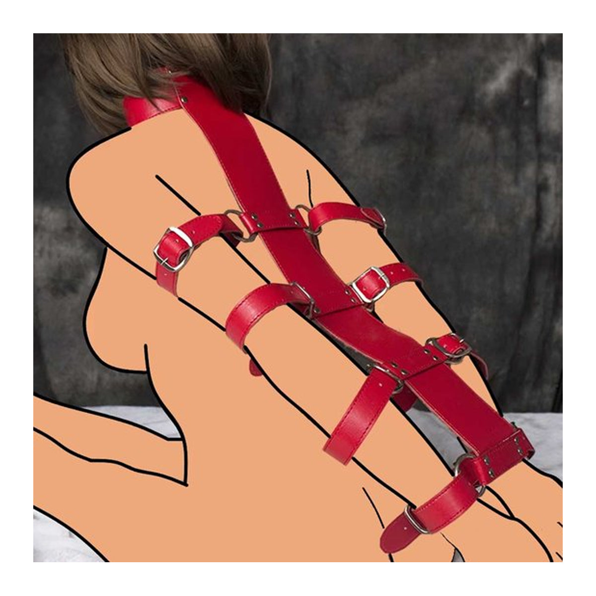 BDSM Bondage Arm en Nek