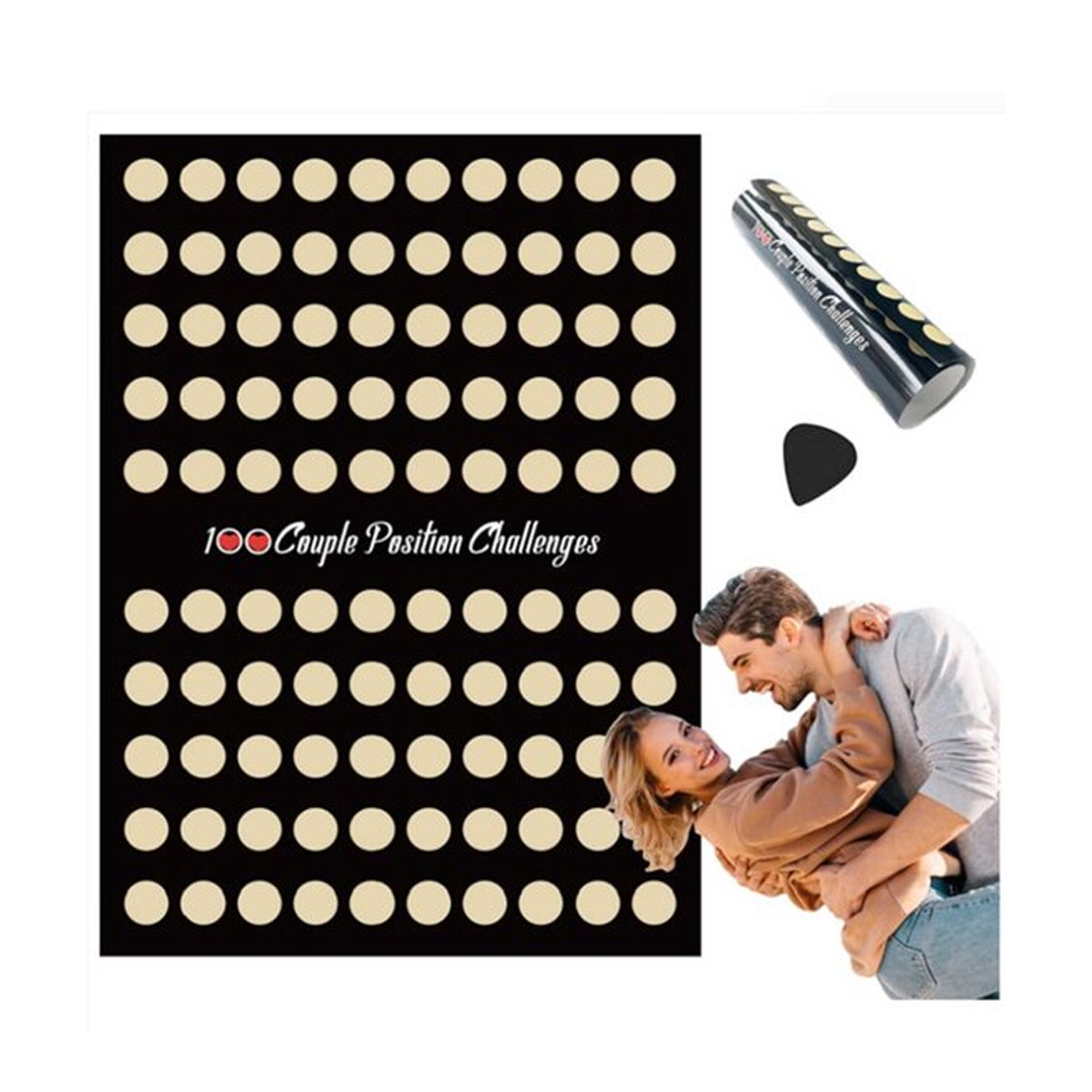 Grote erotische kraskaart