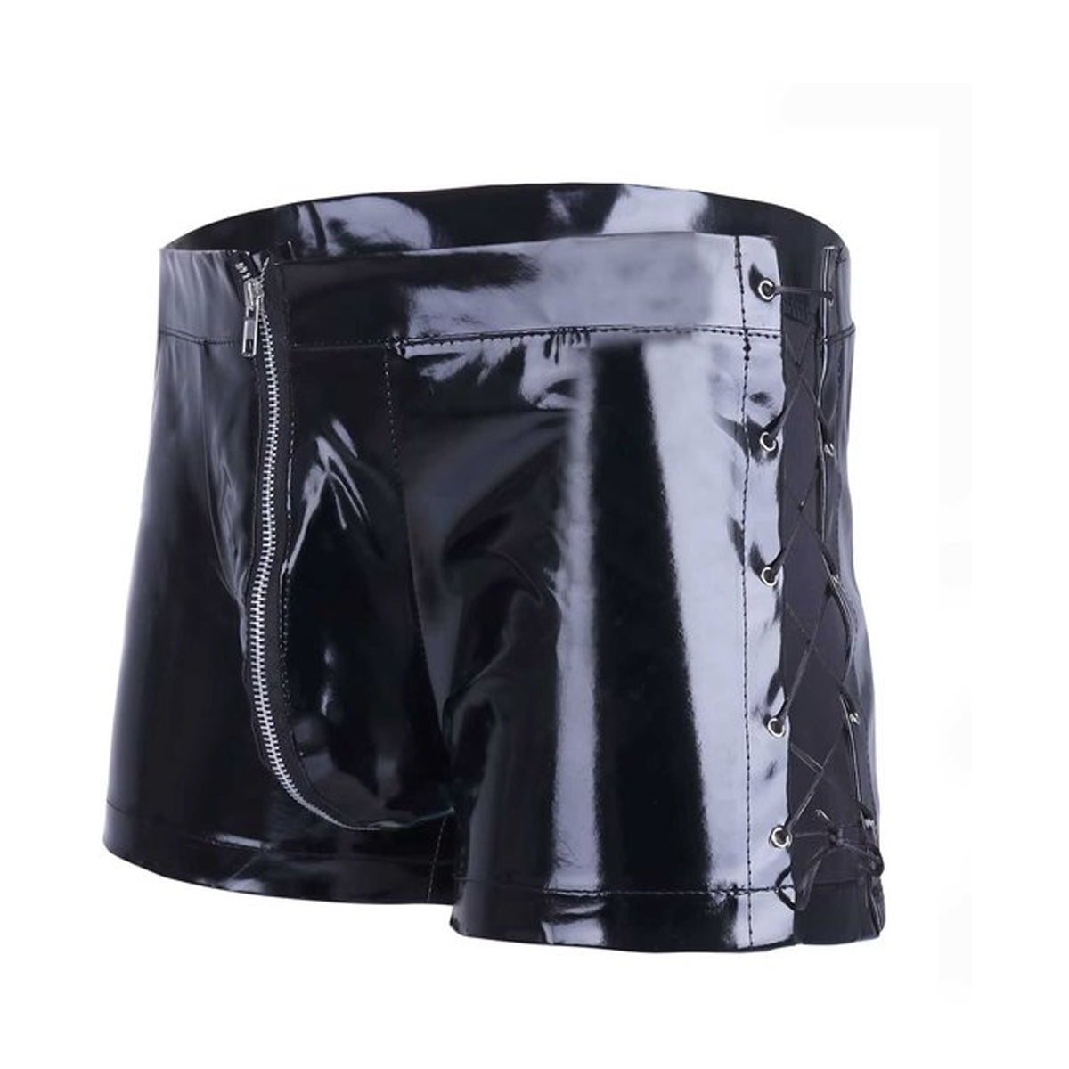 PU Lederen porno korte broek