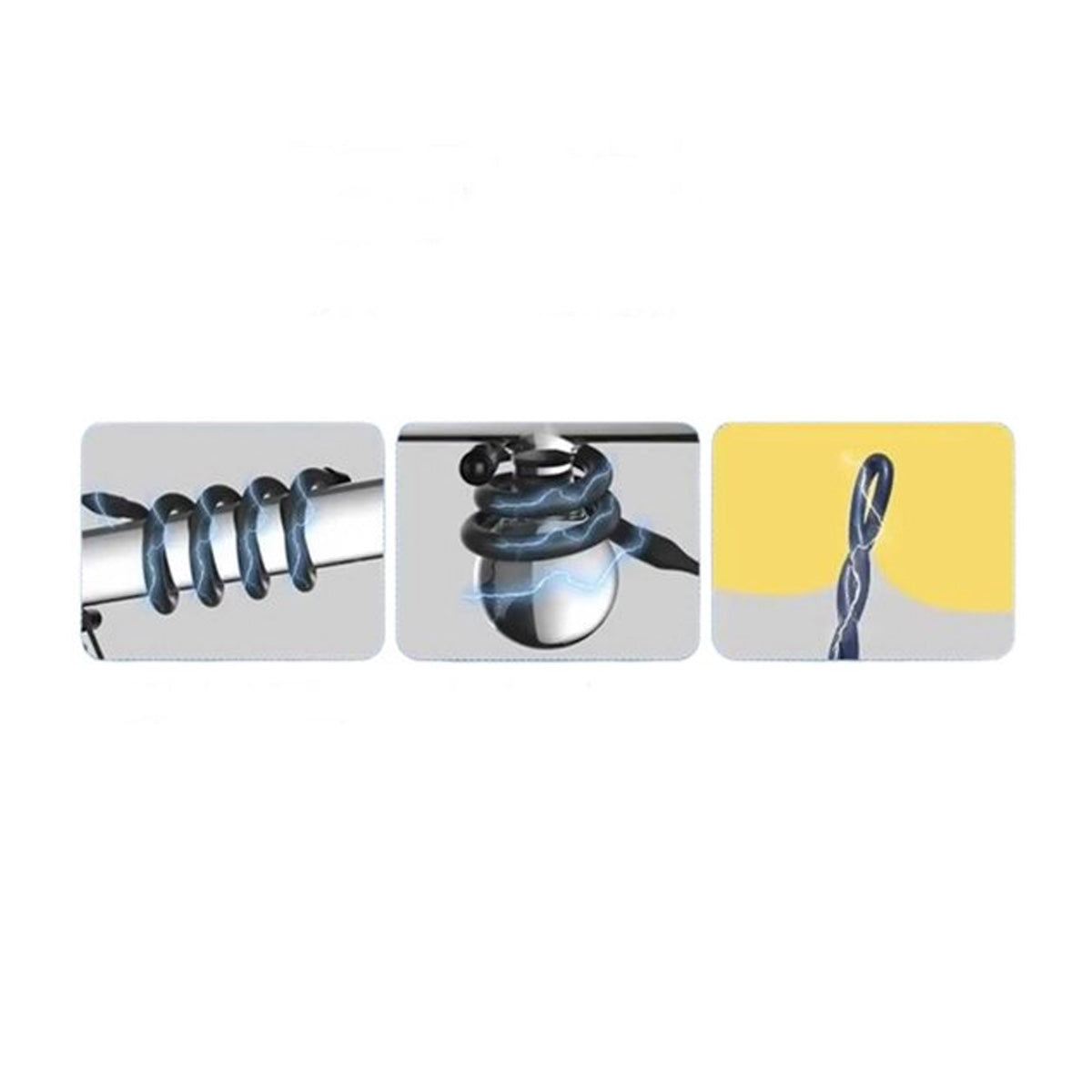 E-stim penis en scrotum stimulatie