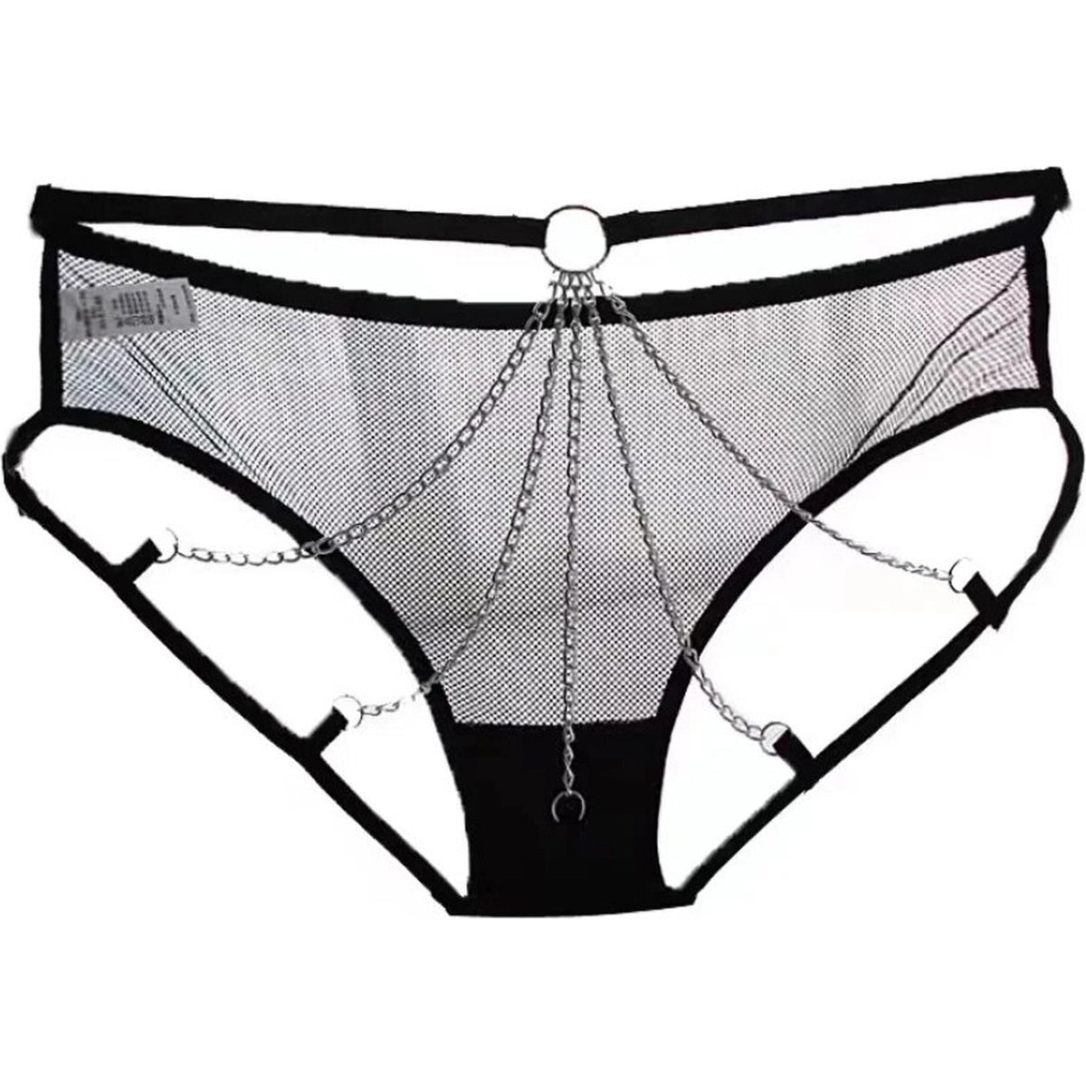 Transparante Slip met Kettingen