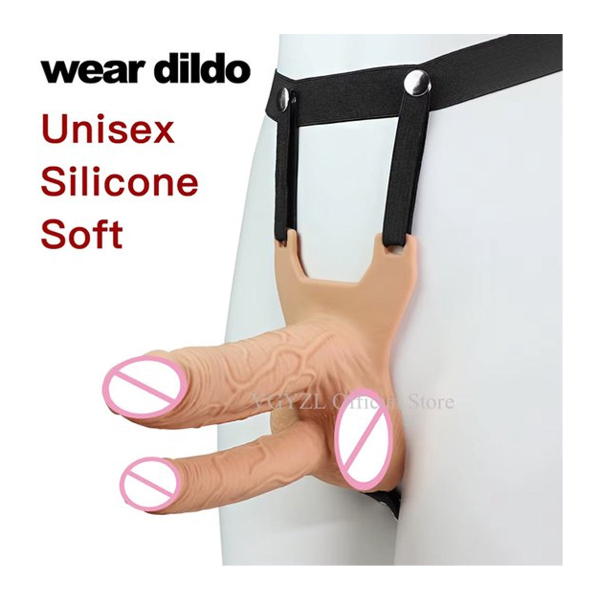 Dubbele Voorbind Dildo vibrator