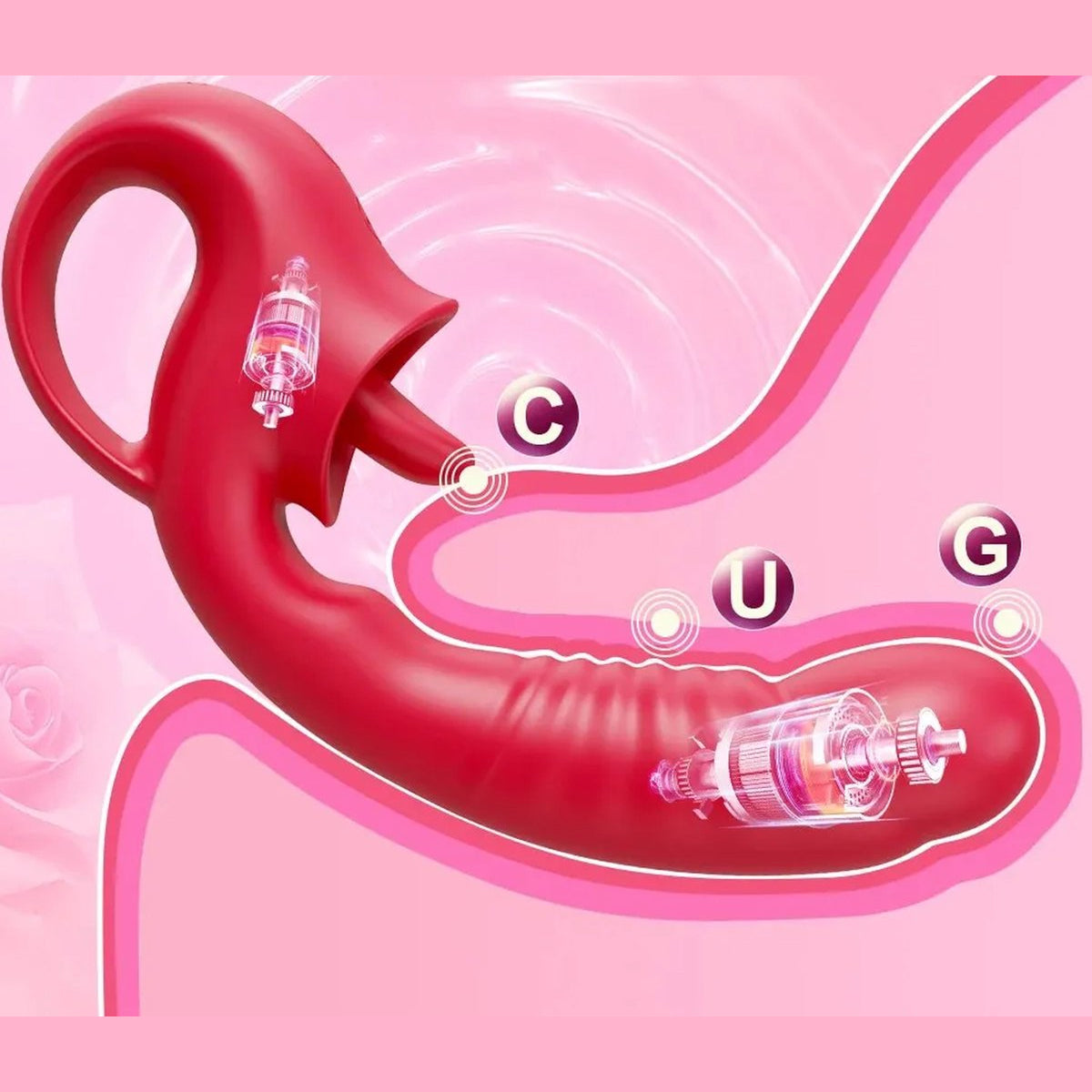 Dildo en lik vibrator