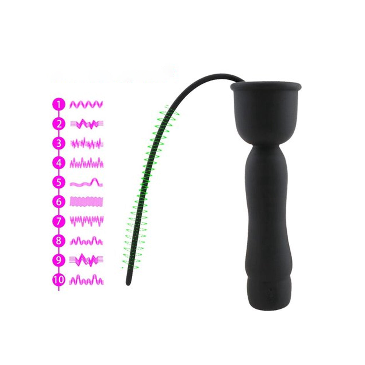 Vibrerende penis plug