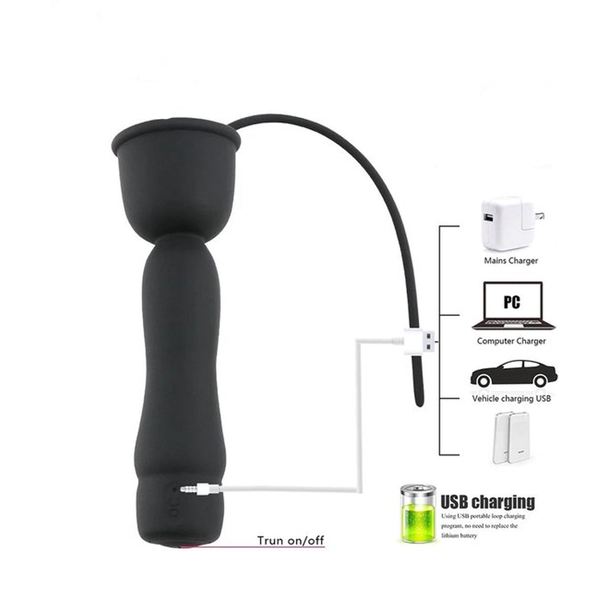 Vibrerende penis plug
