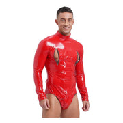 Heren bodysuit Lingerie Lakleer