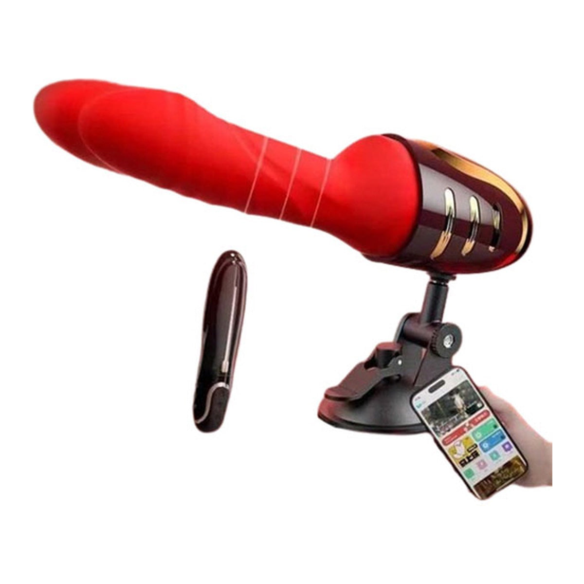 Roterende en Telescopische Dildo