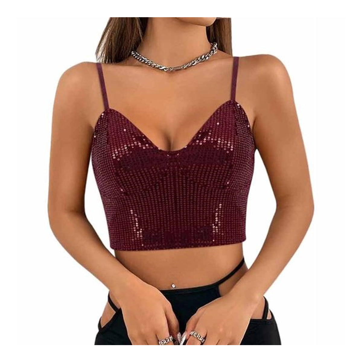 Glitter Crop Top