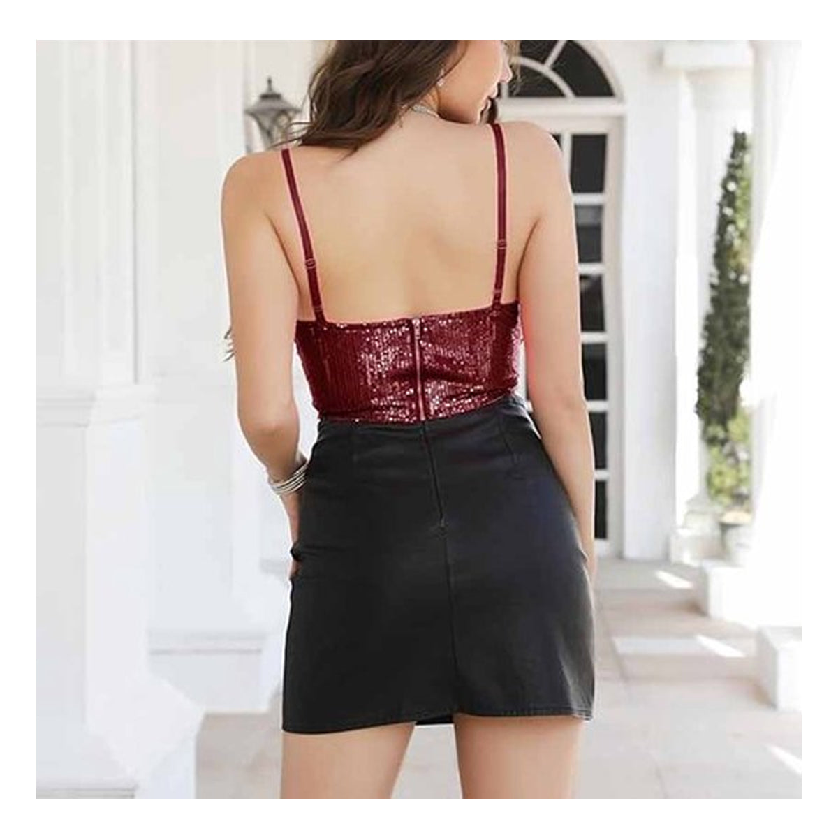 Glitter Crop Top