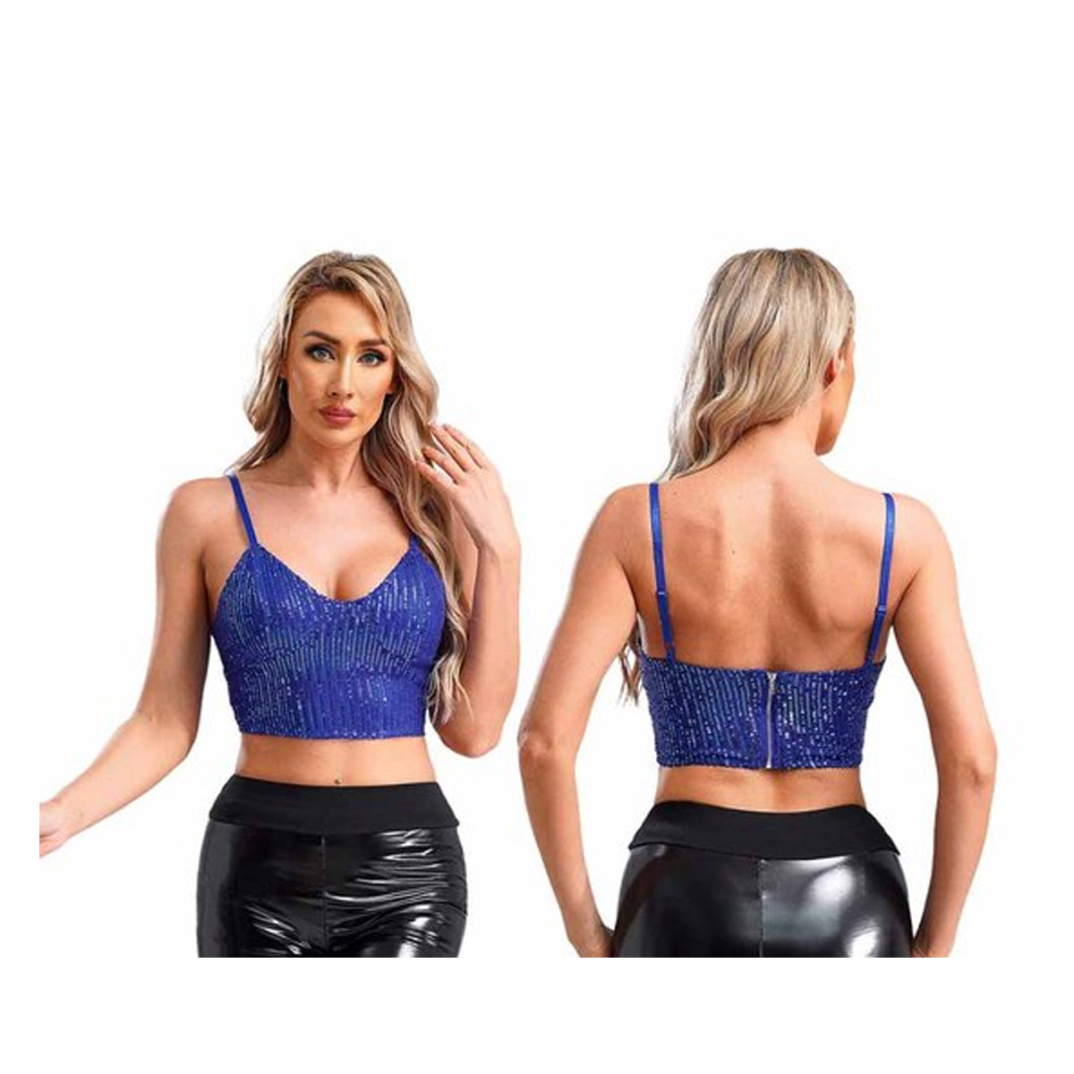 Glitter Crop Top