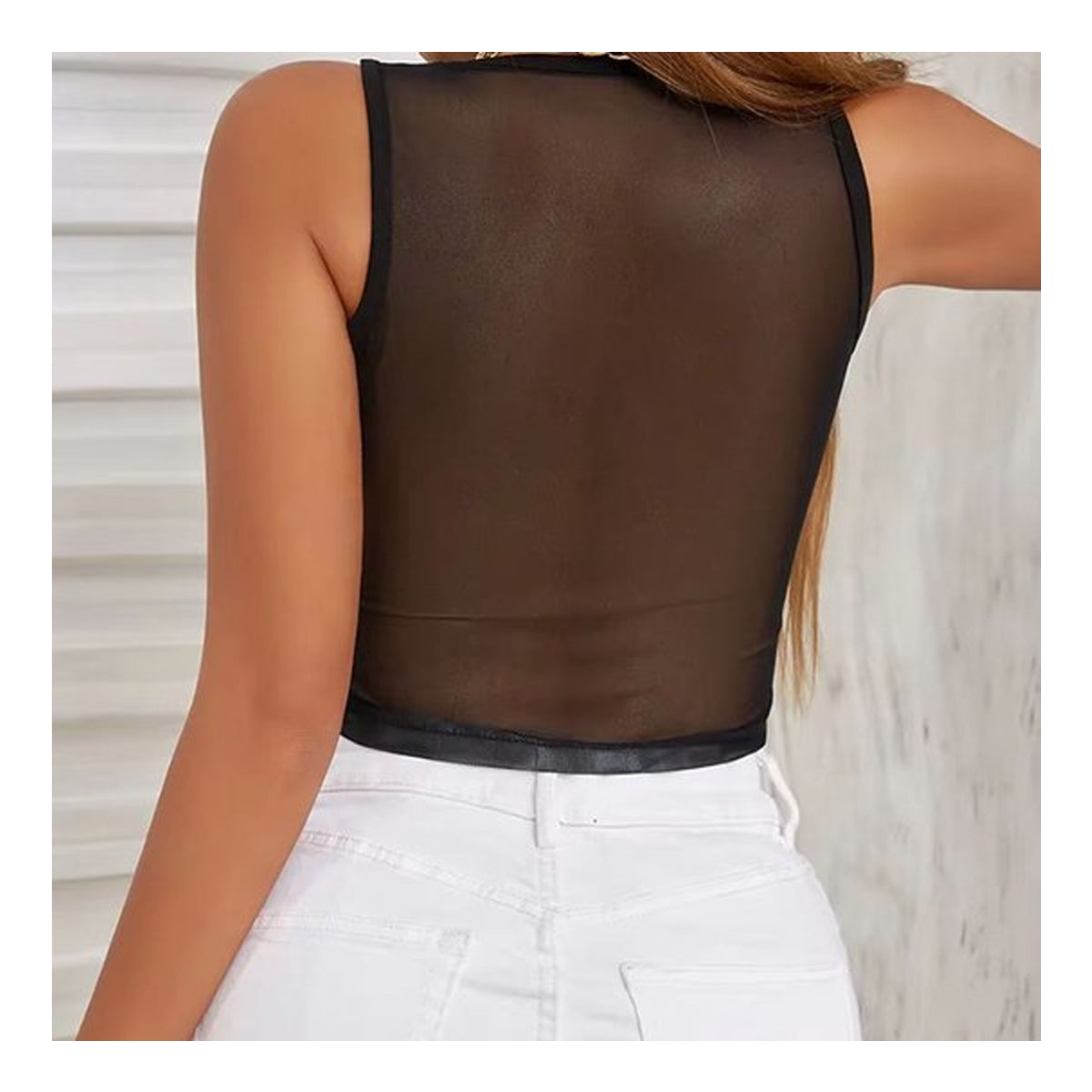 Sexy mouwloze top