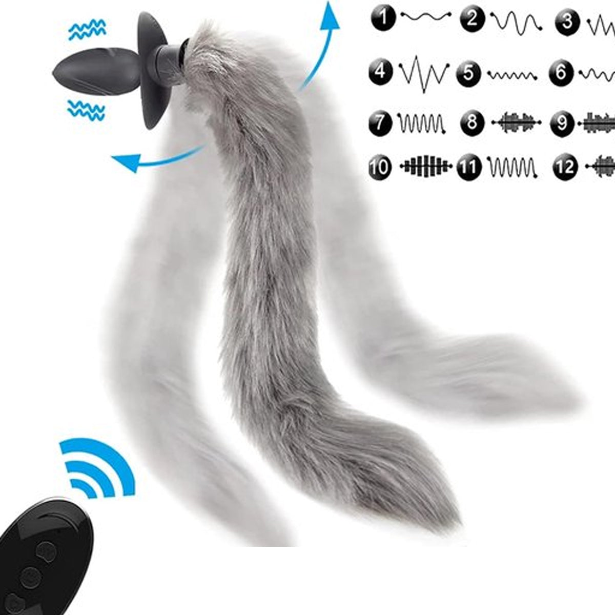 Vibrerende Staart Plug