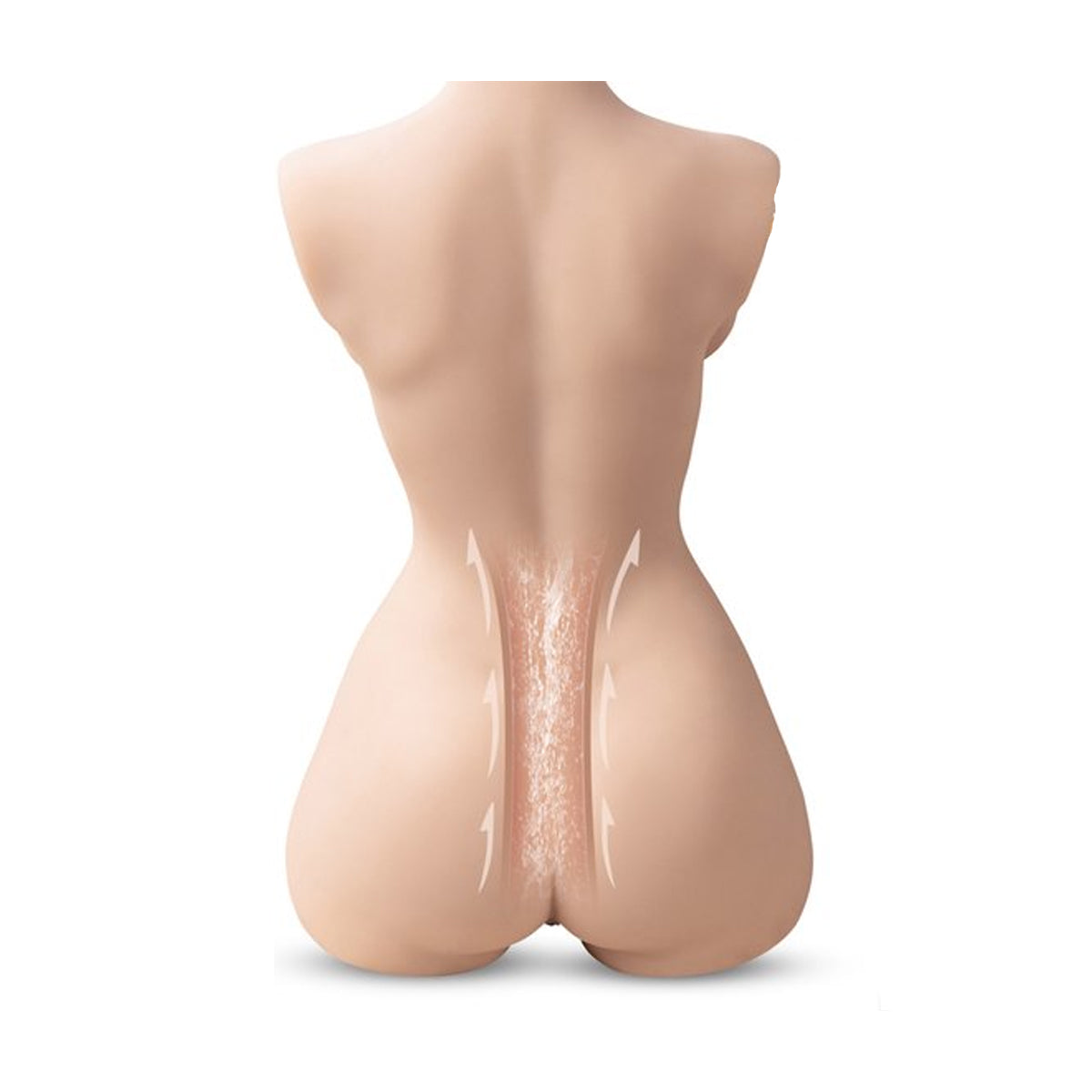 Levensechte vibrerende en zuigende sekspop