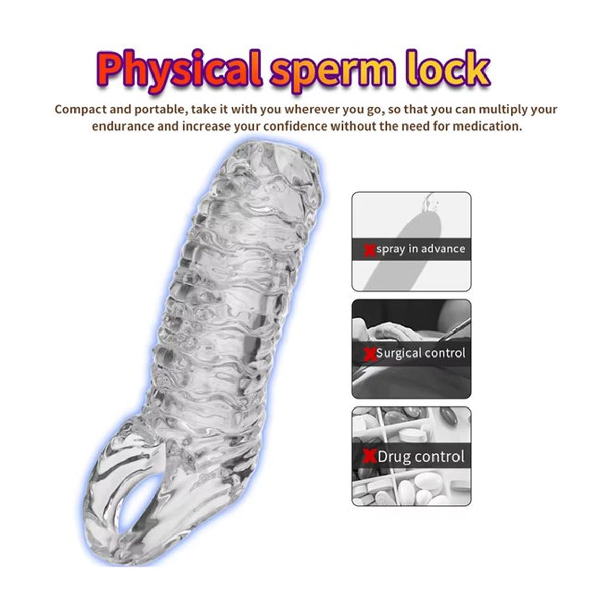 Transparante Penis Sleeve