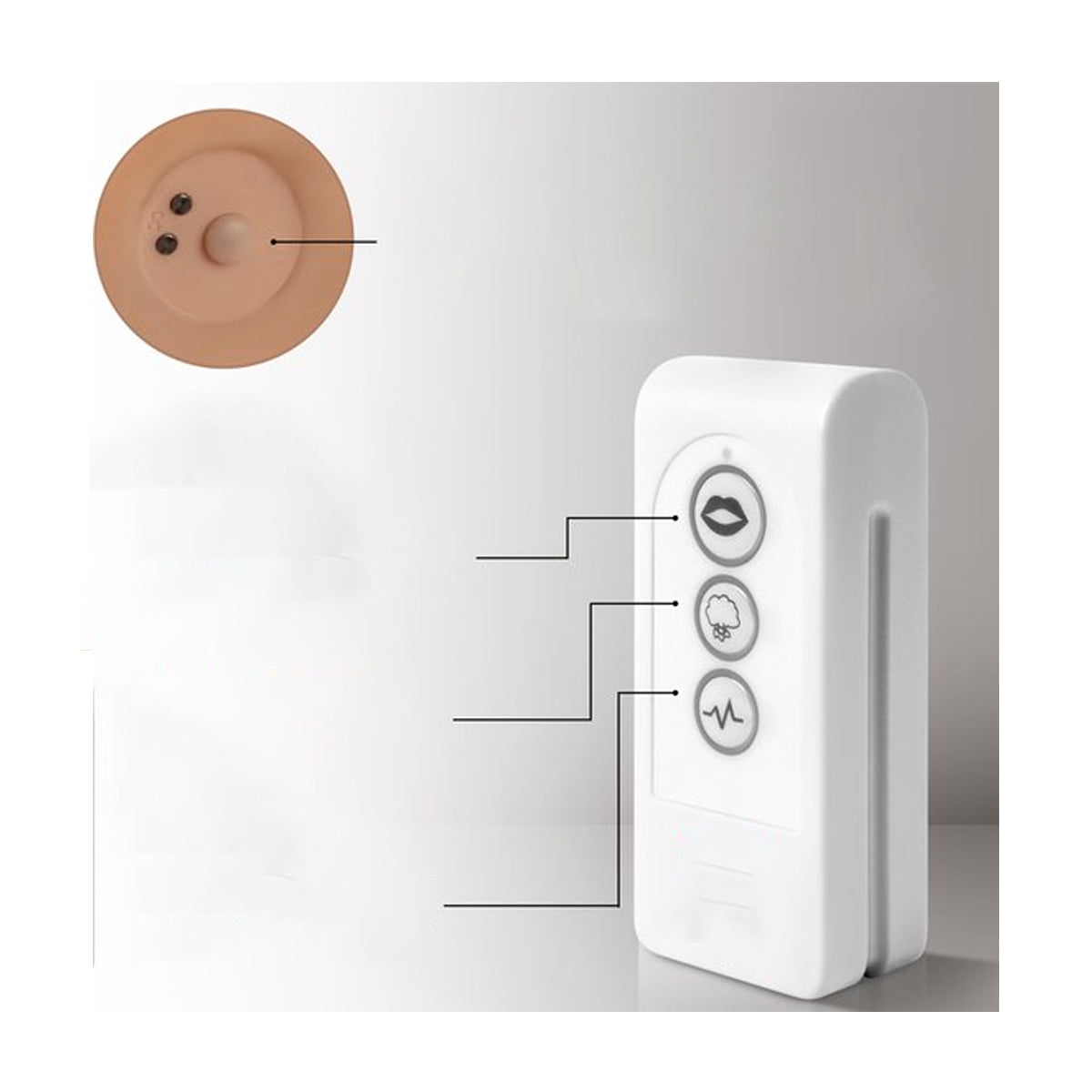 Levensechte vibrerende en zuigende sekspop