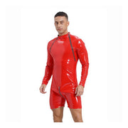 Glanzende Catsuit Heren