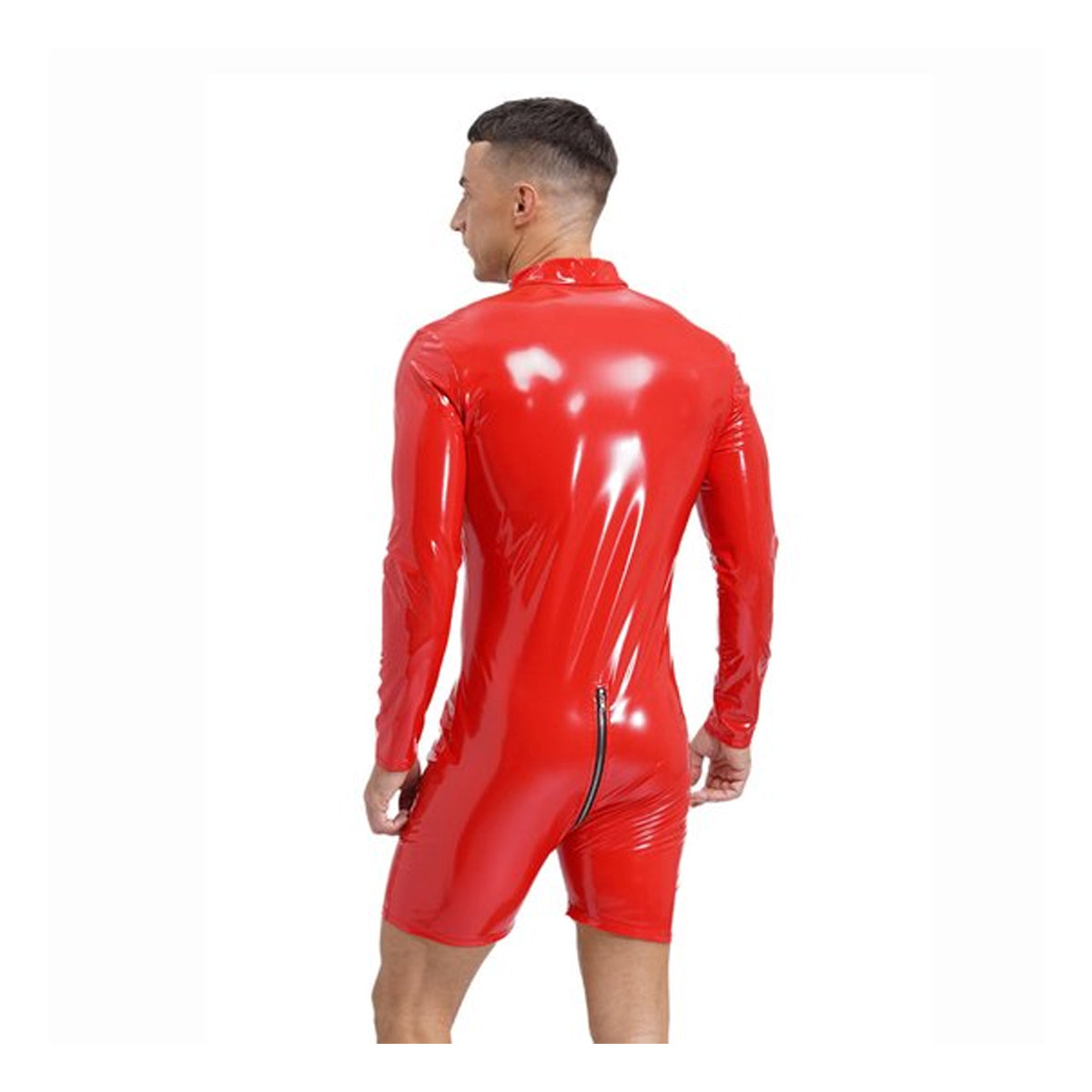Glanzende Catsuit Heren