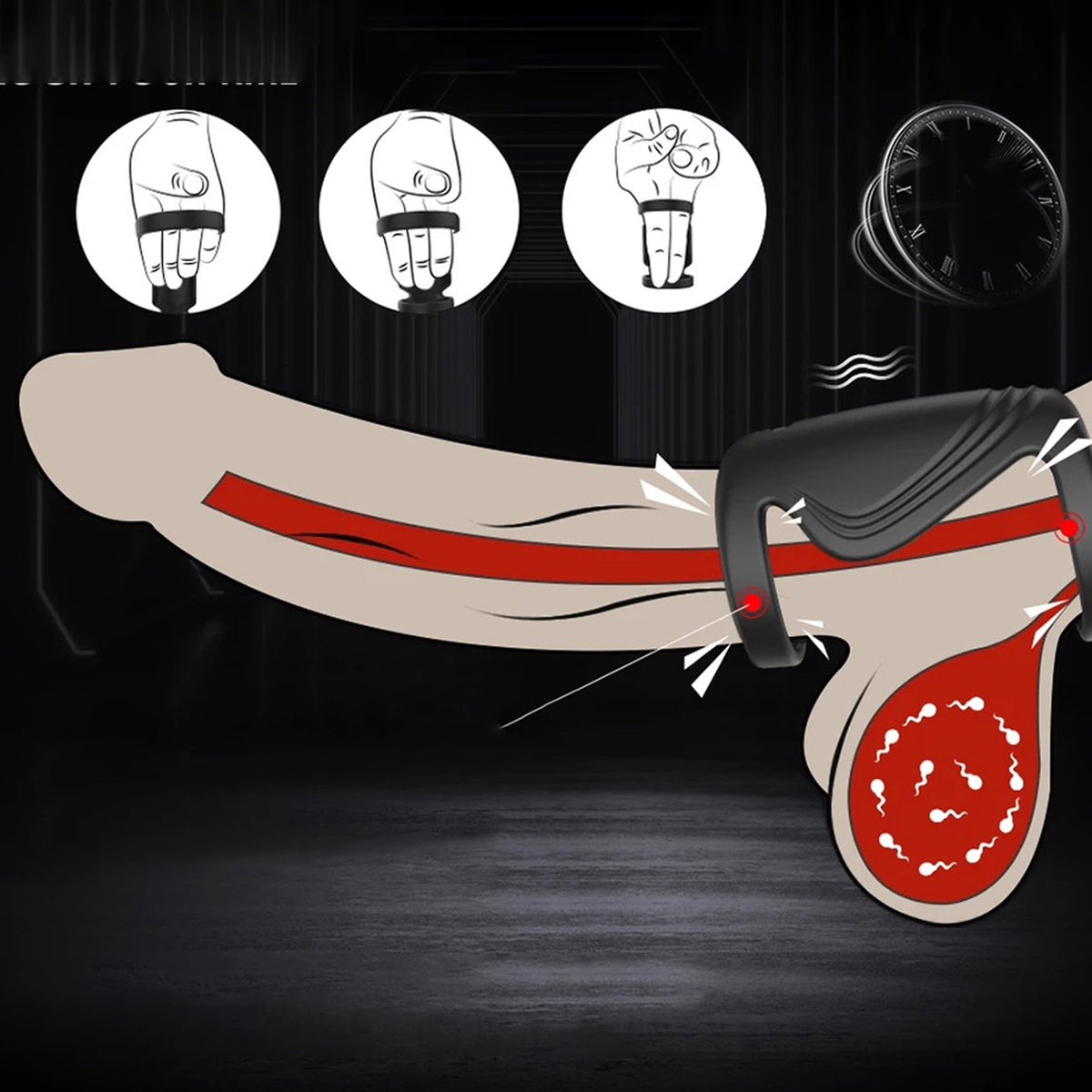 Dubbele Penisring Vibrator