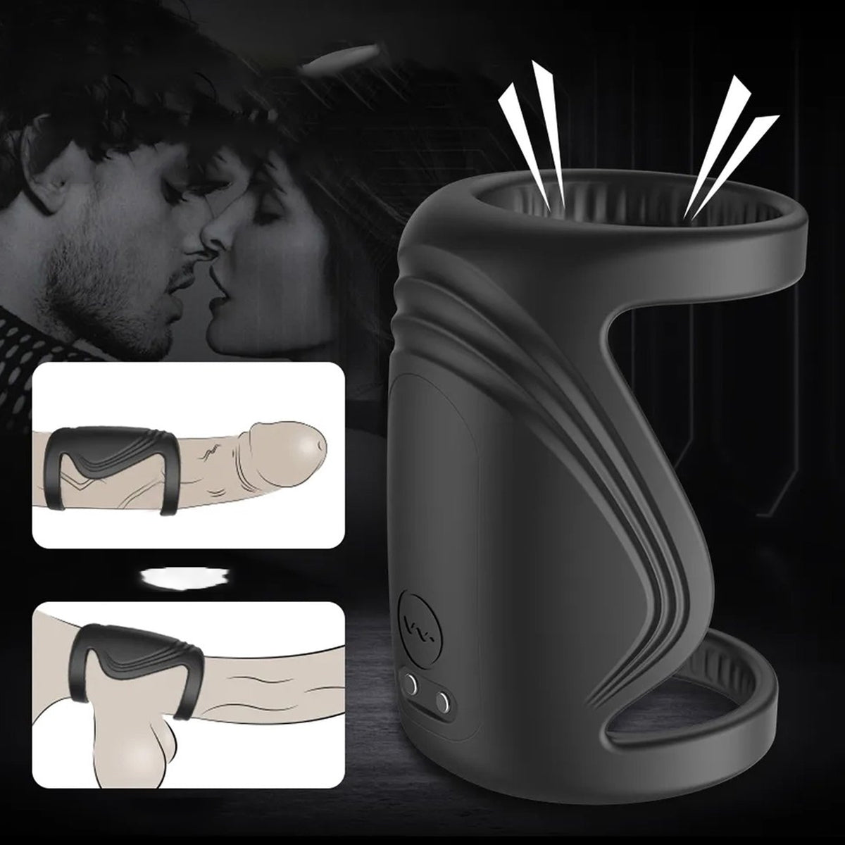 Dubbele Penisring Vibrator