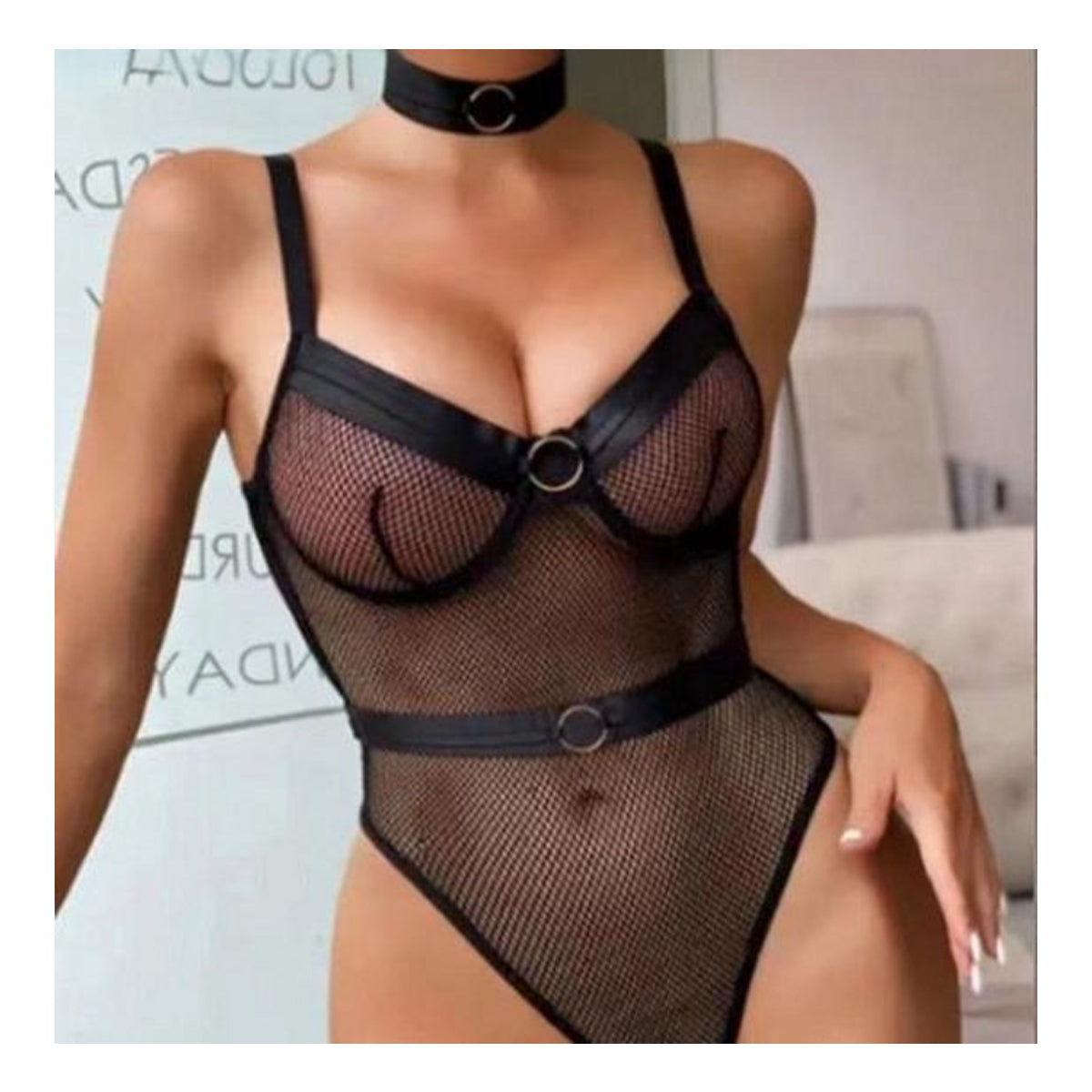 BDSM Mesh bodysuit
