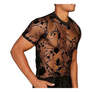 Doorschijnend Heren Lingerie Shirt