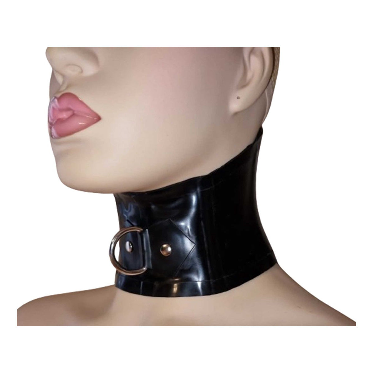 Latex Halsband met Ring Voor Bondage