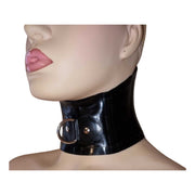 Latex Halsband met Ring Voor Bondage