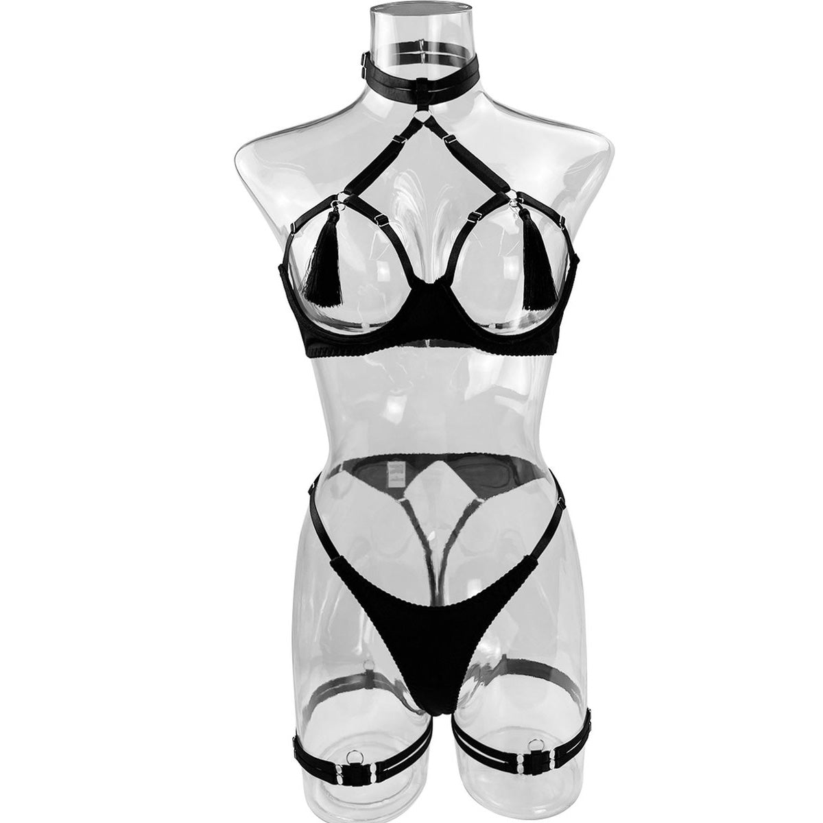 Lingerieset Kwastjes