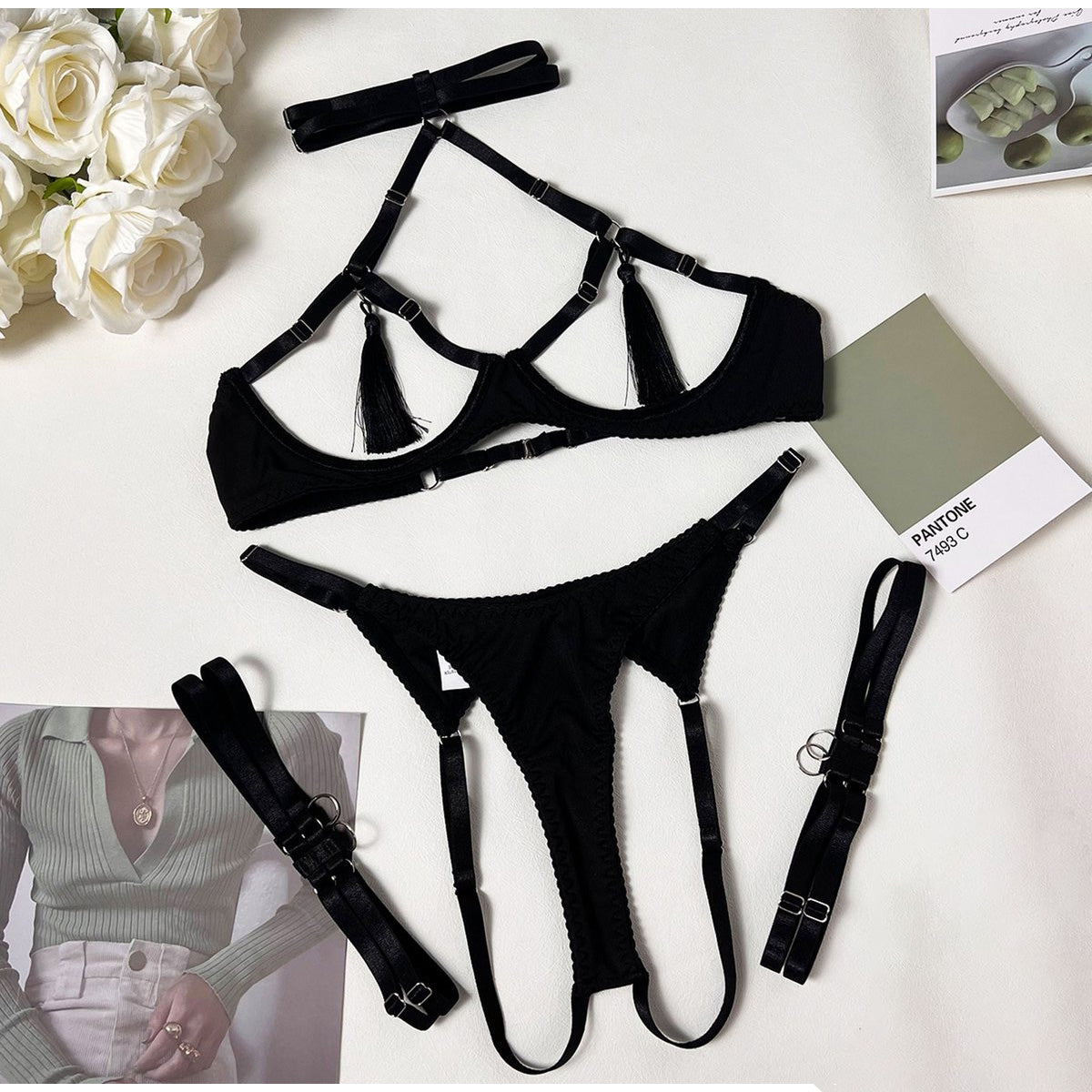 Lingerieset Kwastjes