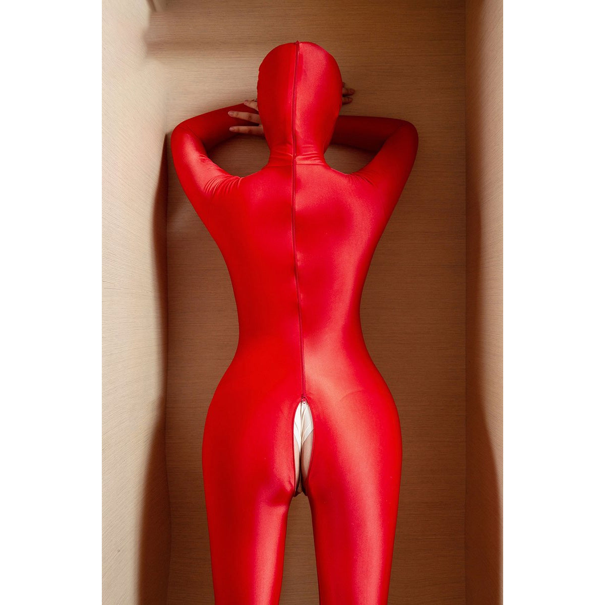 Elastische Jumpsuit Bivakmuts