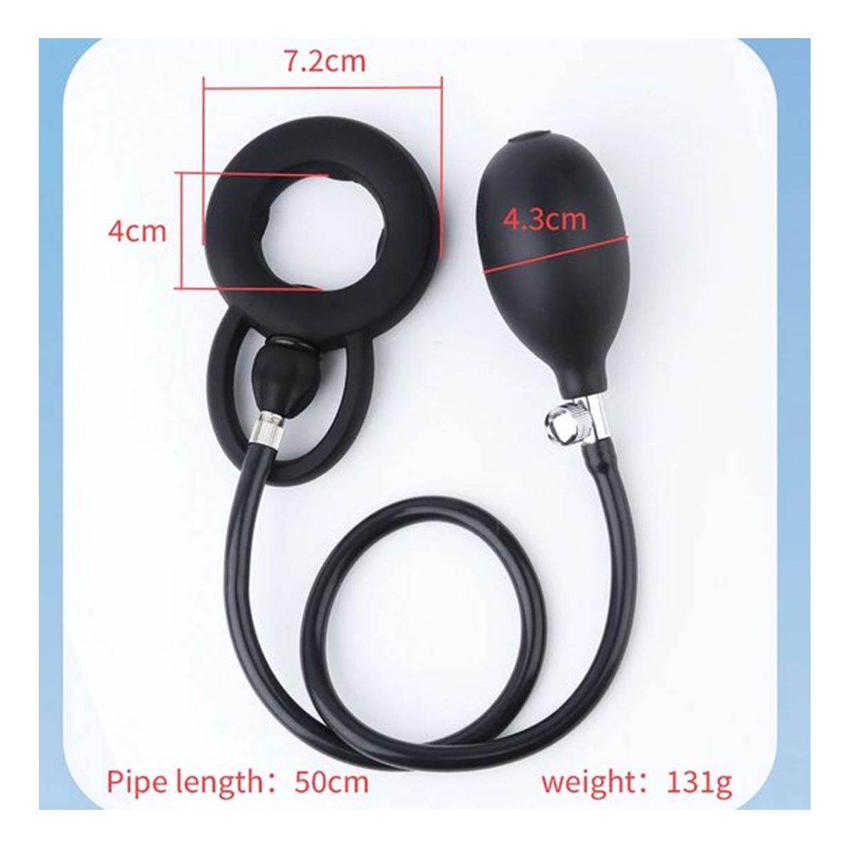 Opblaasbare Cockring en Balzak ring