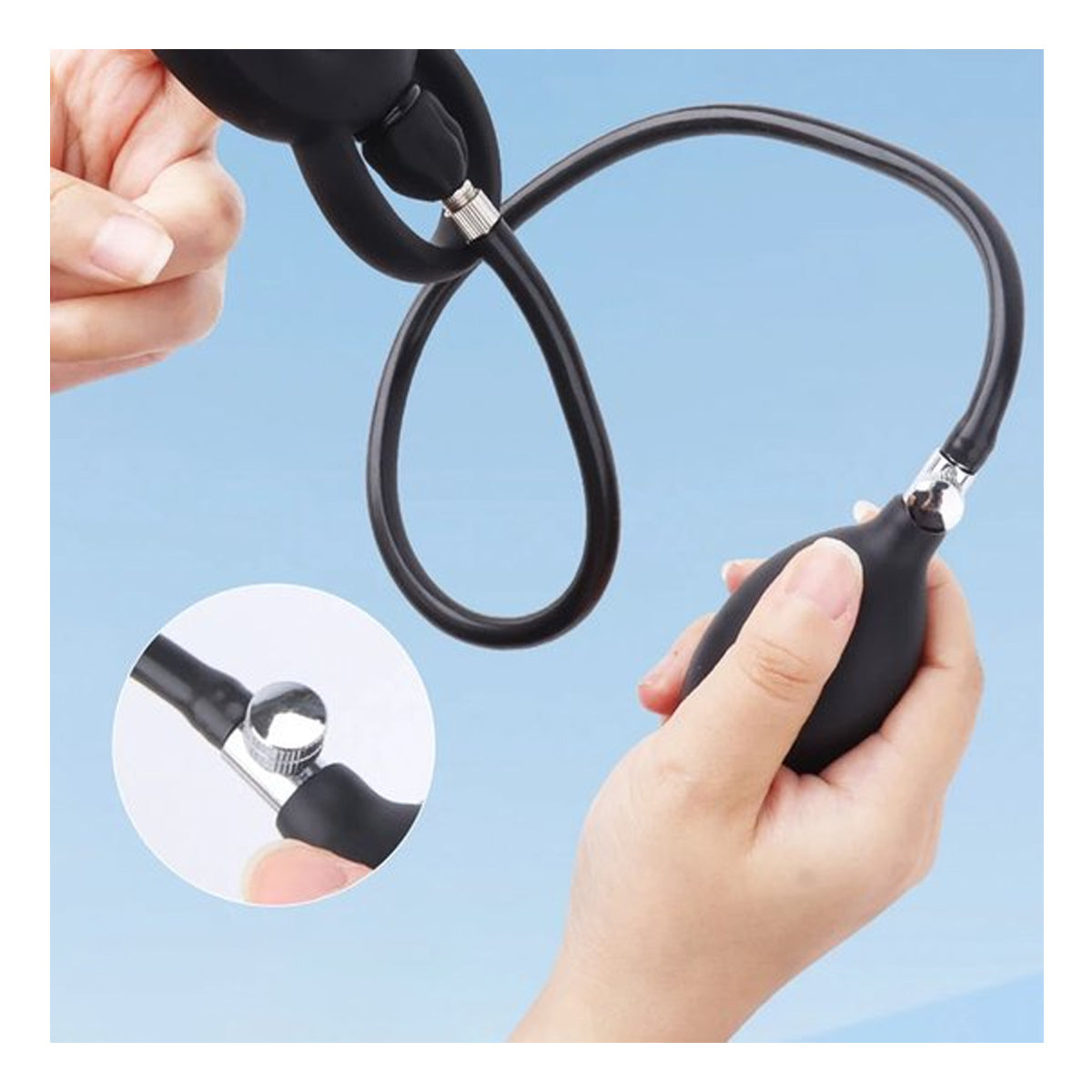 Opblaasbare Cockring en Balzak ring