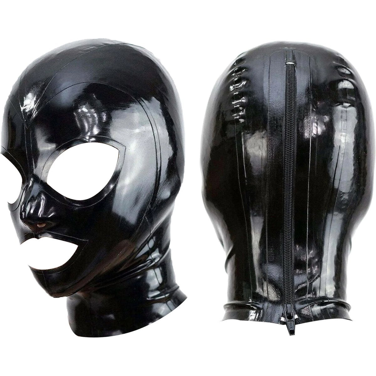 100% Latexmasker Open Ogen en Mond