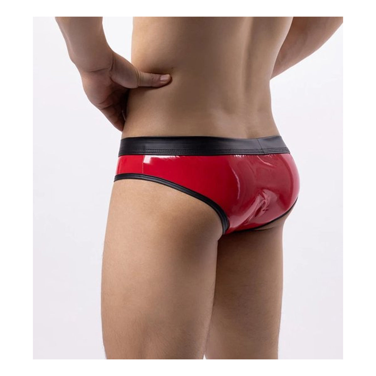 Strakke lederen slip