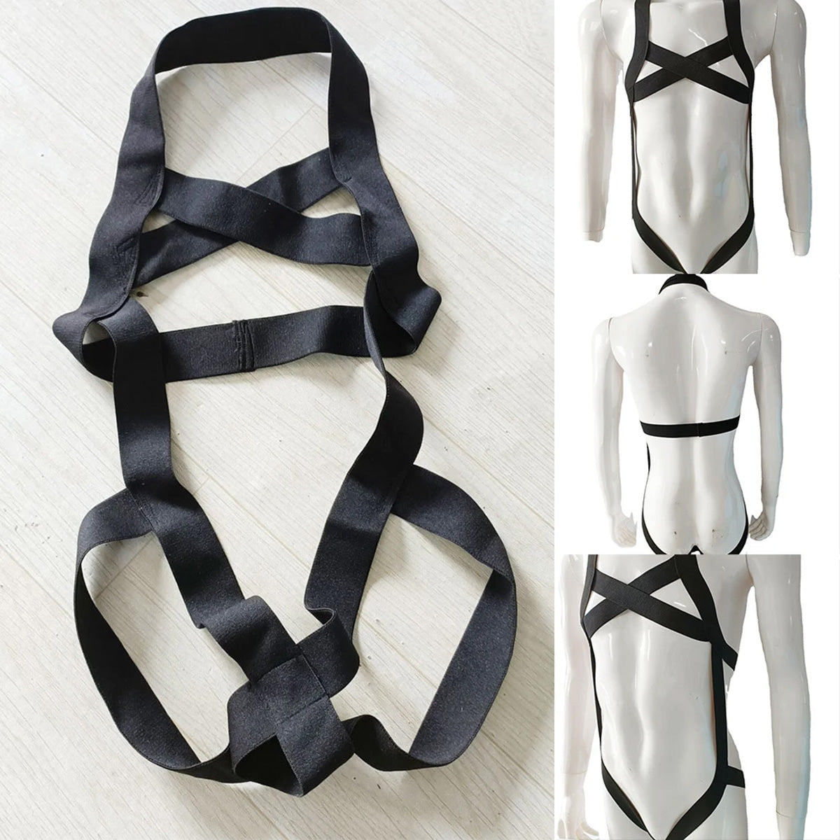 Bondageharnas + Penisbondage