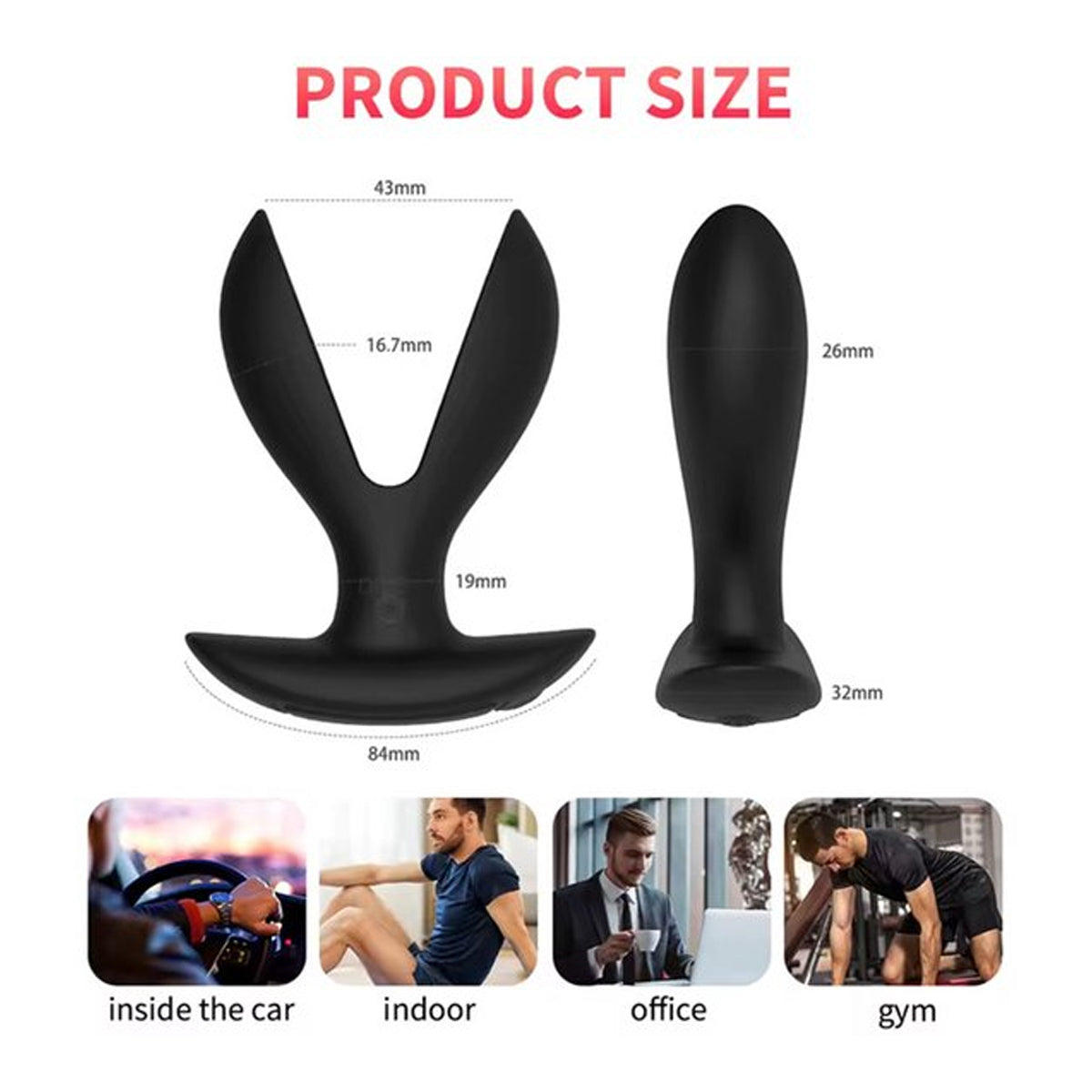 Anale spreider vibrator