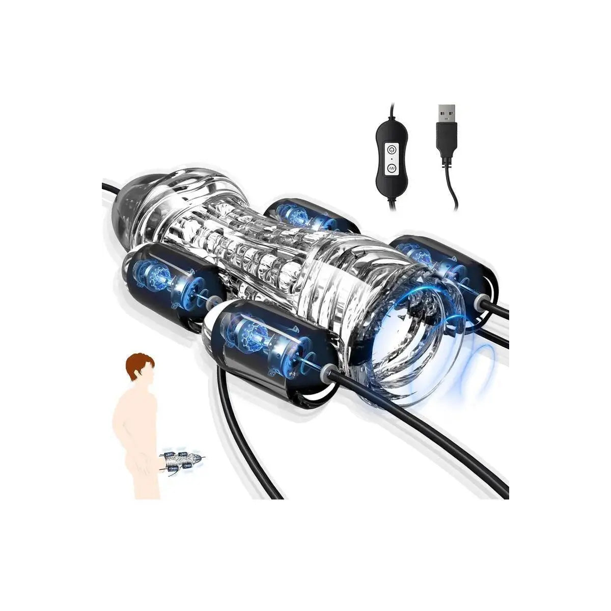 Multi-vibrerende Penis Sleeve