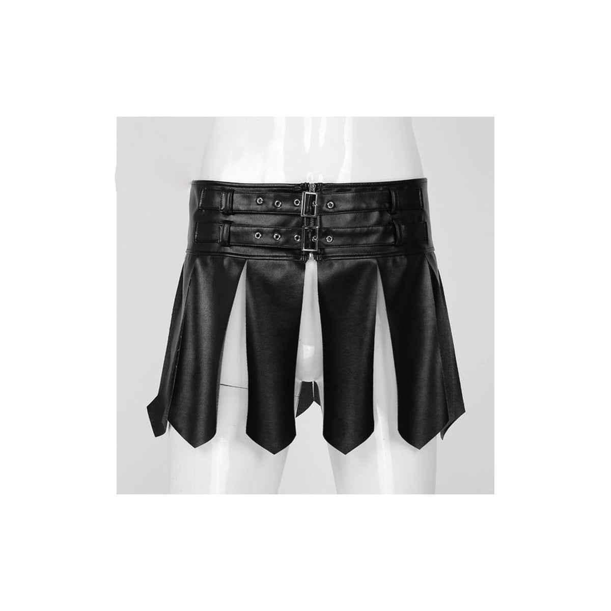 PU Lederen Open Rok Heren