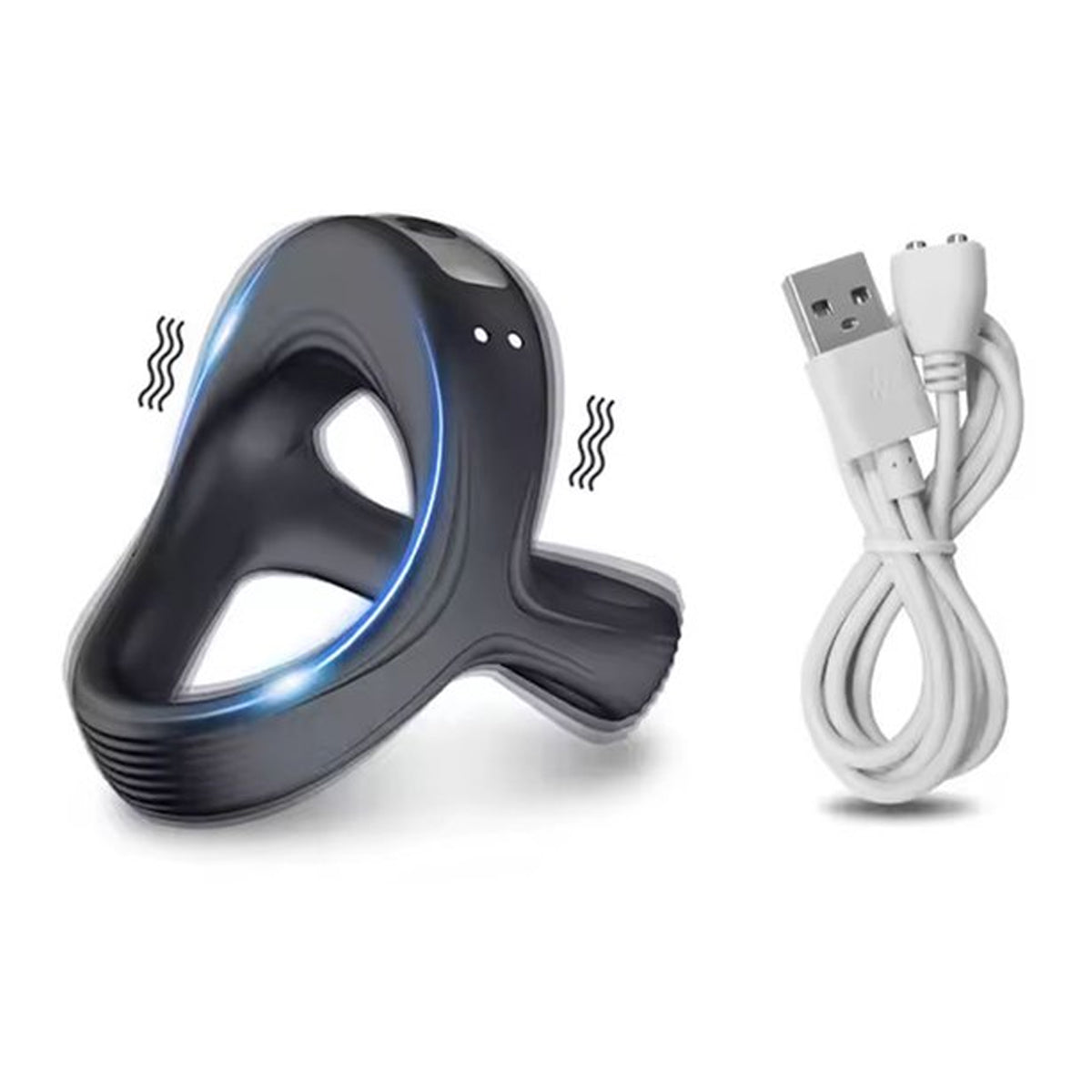 Cockring en scrotum vibrator