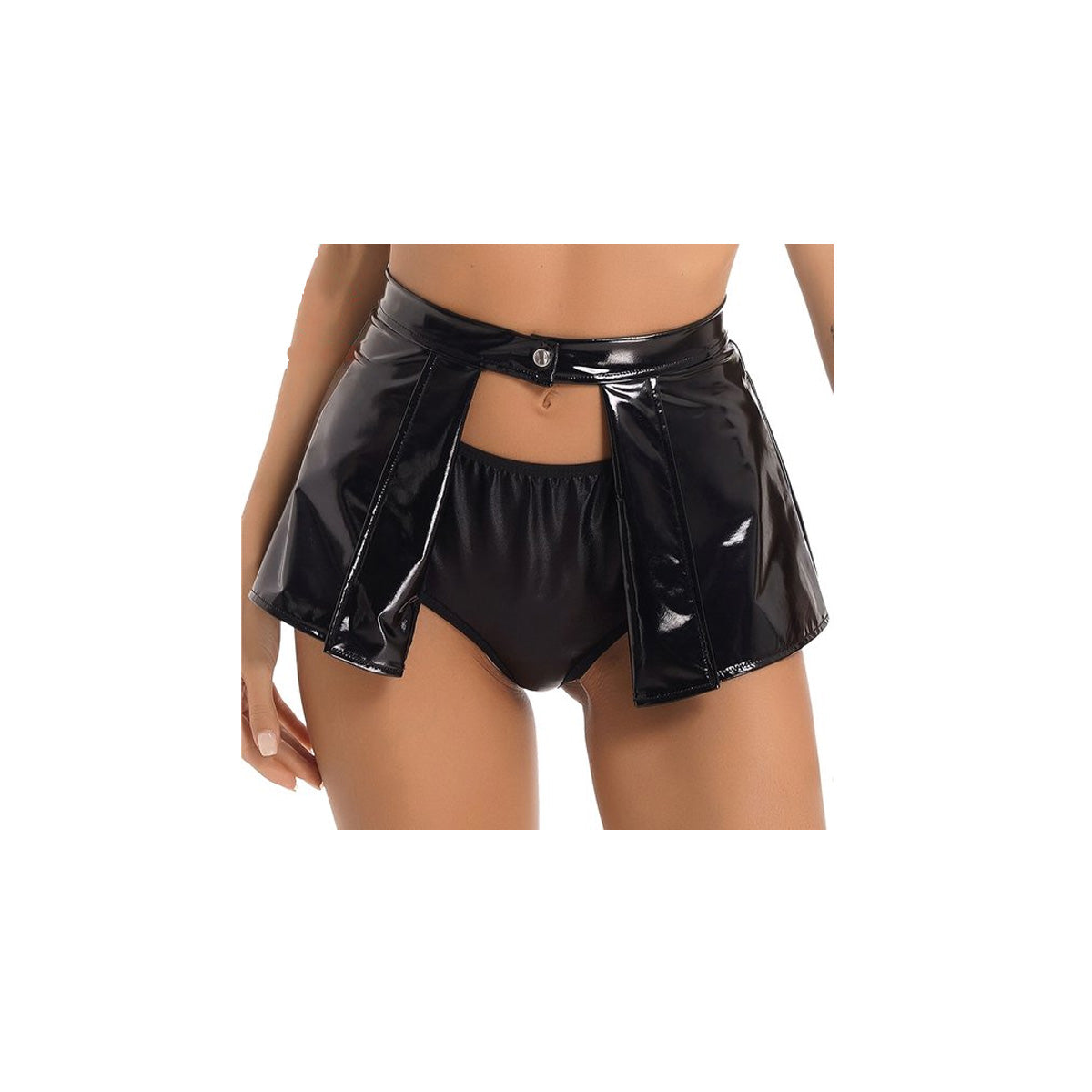 Wetlook Rok Open Kruis