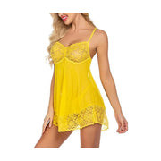 Korte Nachtjurk Geel